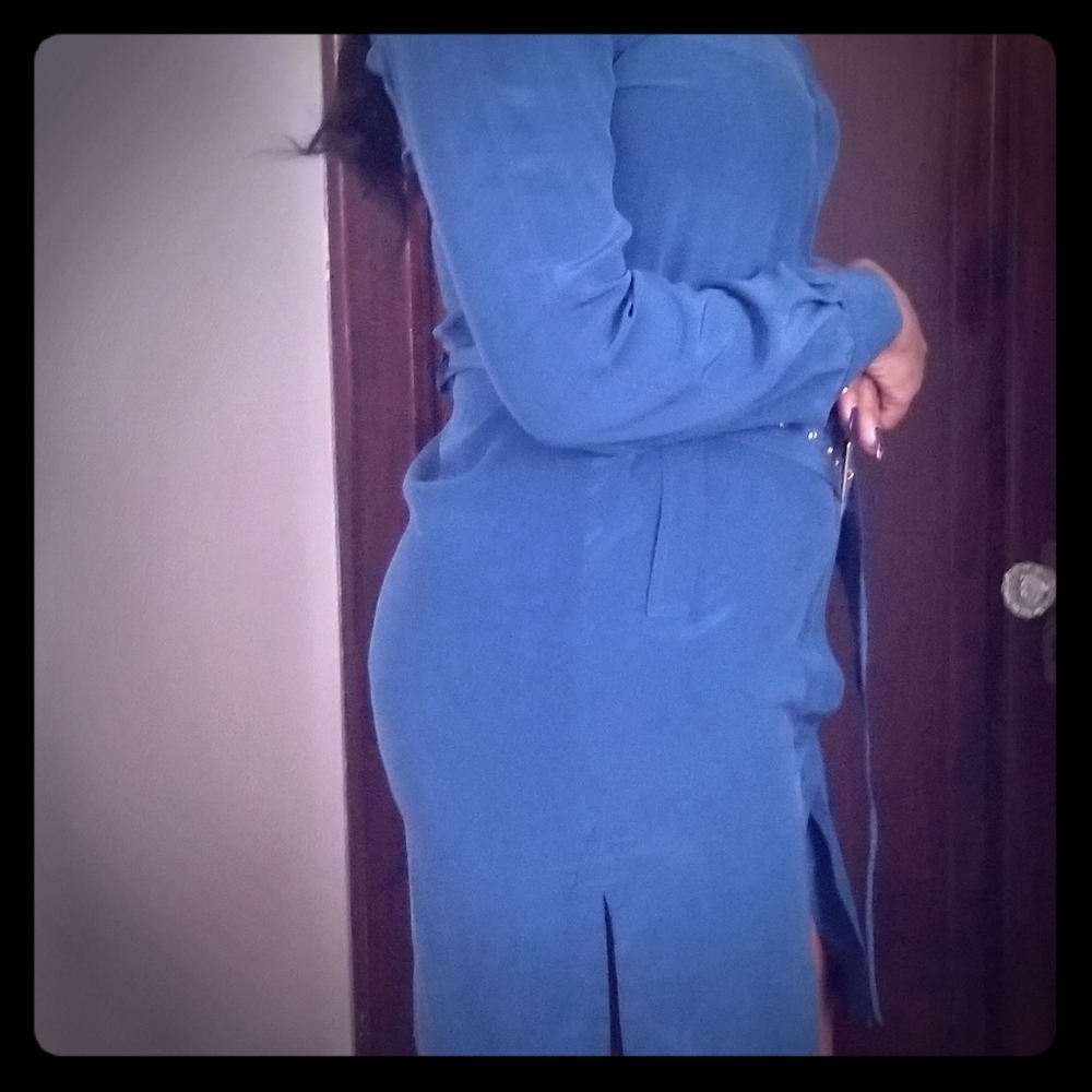 DVF Trench Coat Dress with belt